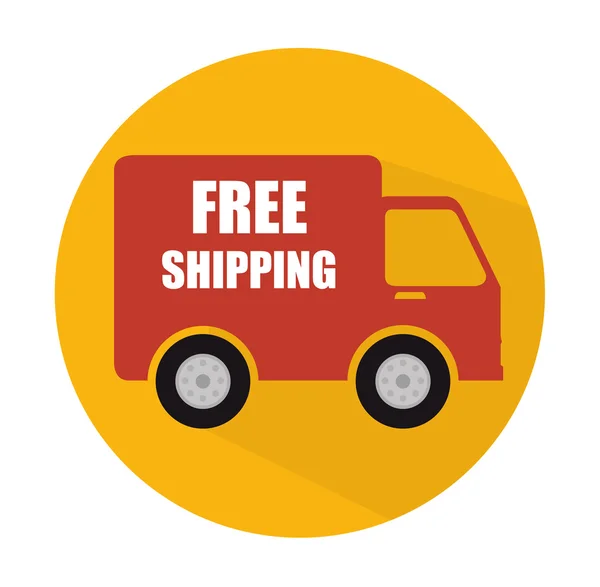 Free delivery and shipping — Stock Vector