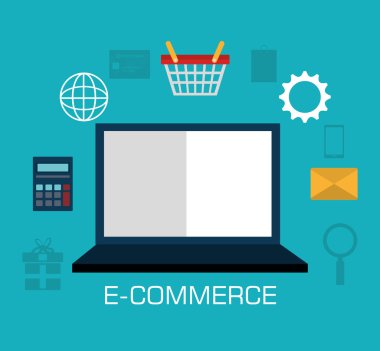 e-ticaret, alışveriş ve tasarım pazarlama.