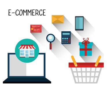 e-ticaret, alışveriş ve tasarım pazarlama.