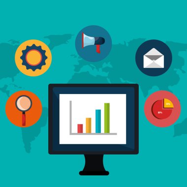 Dijital pazarlama grafik tasarım.