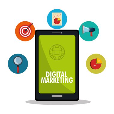 Dijital pazarlama grafik tasarım.