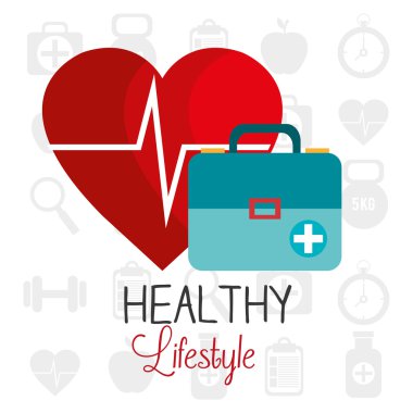Fitness healthty yaşam tarzı tasarım