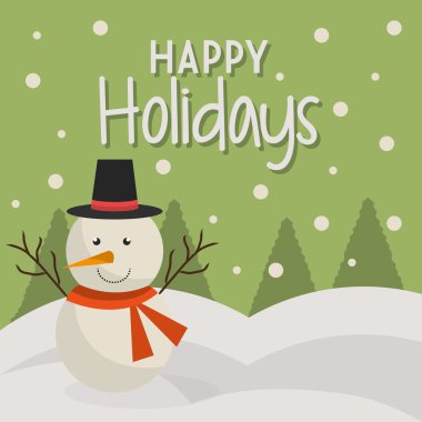 Mutlu Noel tasarım tatil