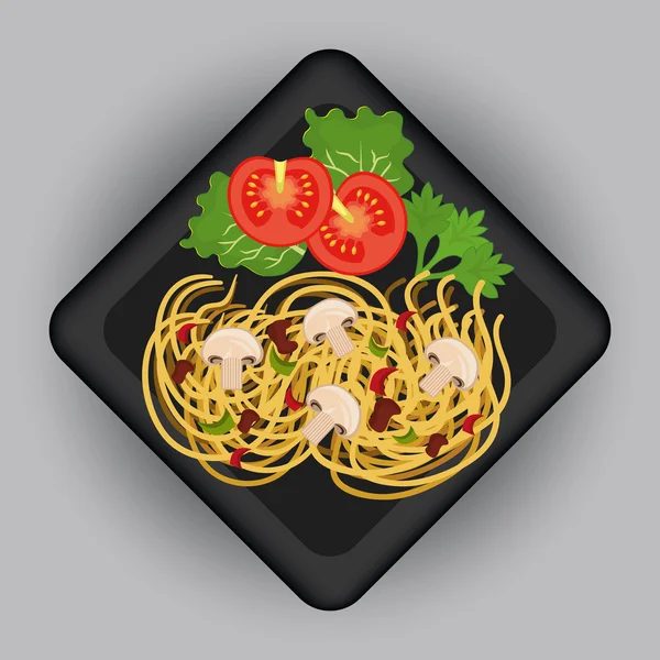 Projekt graficzny jedzenie i gastronomia. — Wektor stockowy