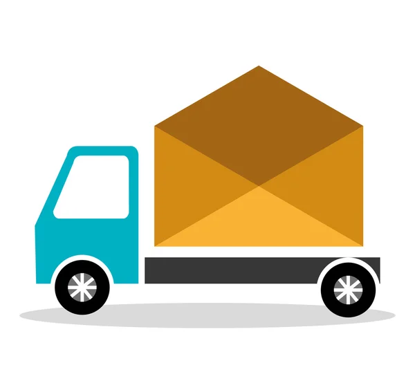 Services de livraison et logistique — Image vectorielle