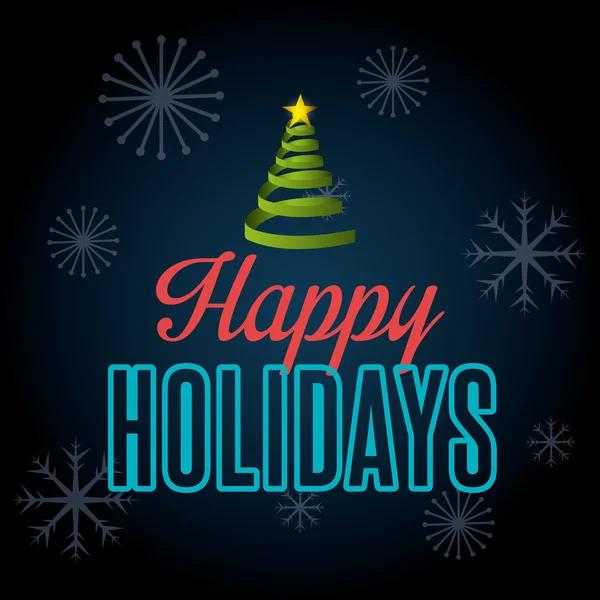 Happy holidays christmas design