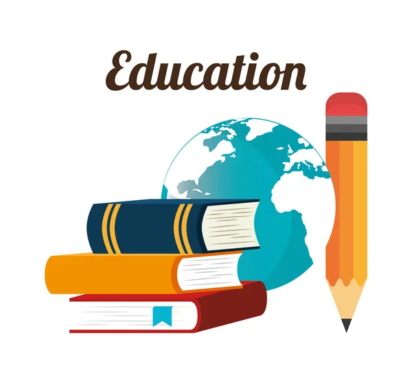 Icono de educación y aprendizaje — Vector de stock