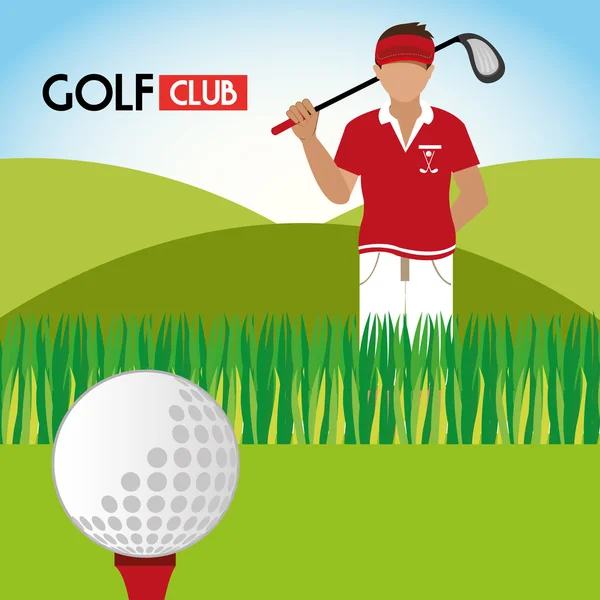 Sport golf club — Stock Vector