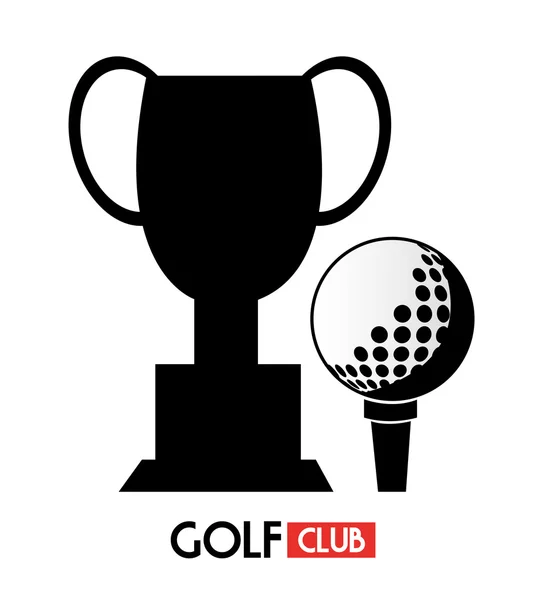 Club de golf sportif — Image vectorielle