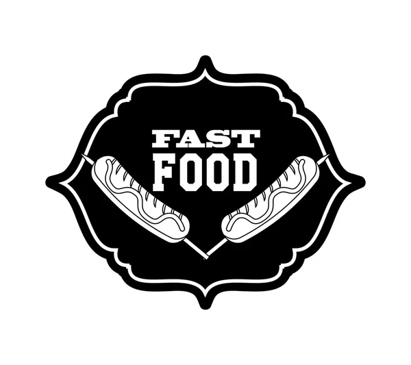 Heerlijk fastfood — Stockvector