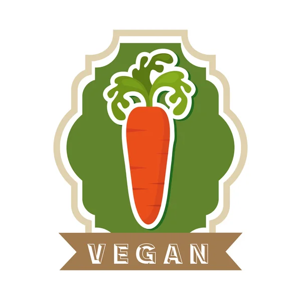 Vegetarische Speisekarte — Stockvektor