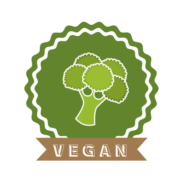 Menu de comida vegetariana — Vetor de Stock