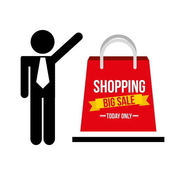Bra shopping dag — Stock vektor
