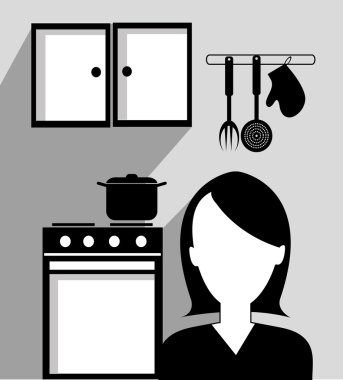 Mutfak gereçleri ve ekipman simgesi