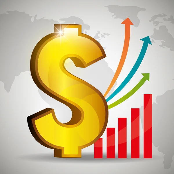 Globális gazdaság kialakítása — Stock Vector