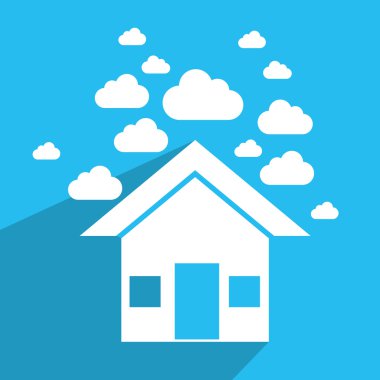 Ev veya konut emlak grafik tasarım