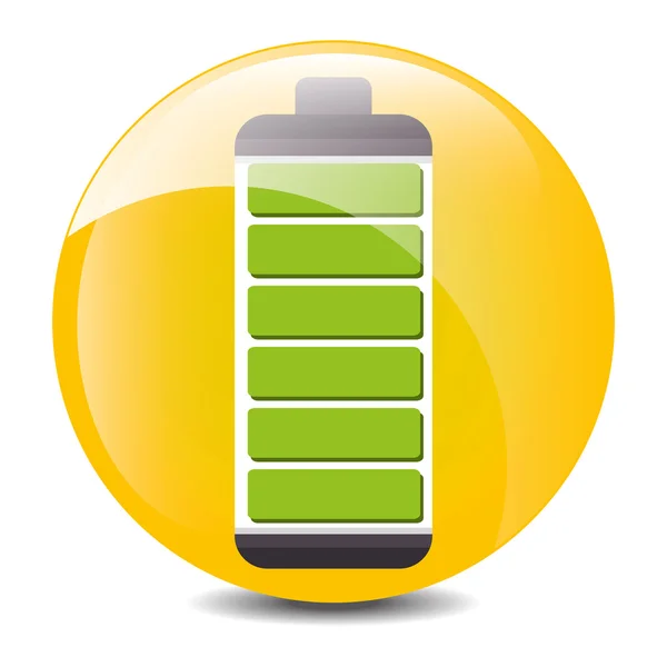 Batterij opladen pictogram ontwerp — Stockvector