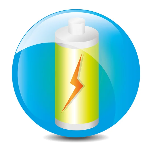 Design de ícone de carregamento de bateria fraca —  Vetores de Stock