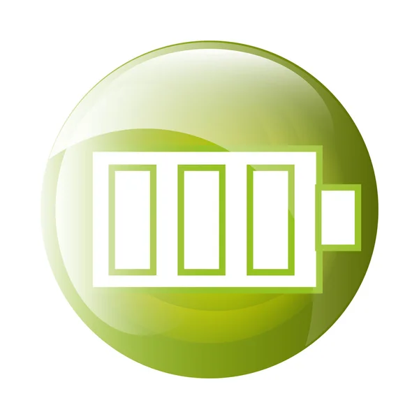 Projekt symbol ikona baterii — Wektor stockowy