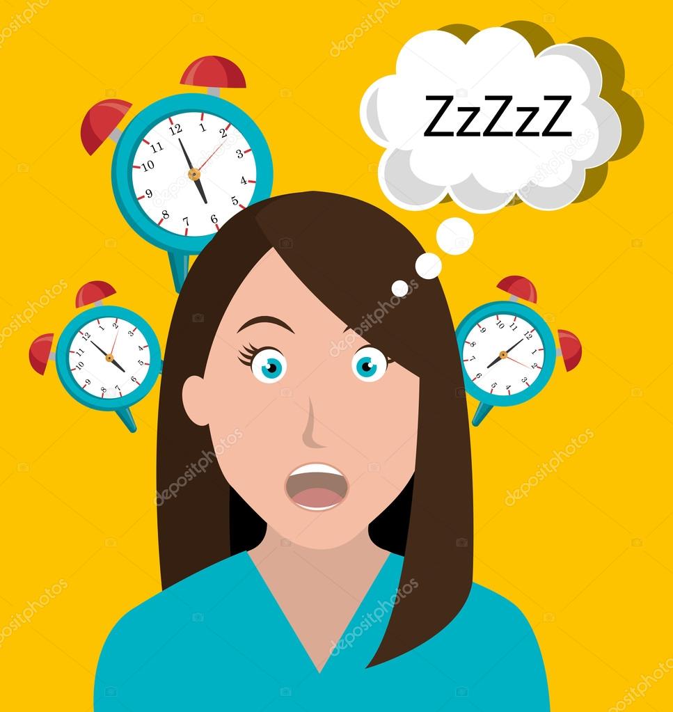 Mujer despertando imágenes de stock de arte vectorial | Depositphotos Mujer despertando imágenes de stock de arte vectorial | Depositphotos