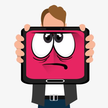 Komik ifade karikatür tasarım