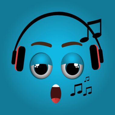 Komik ifade karikatür tasarım