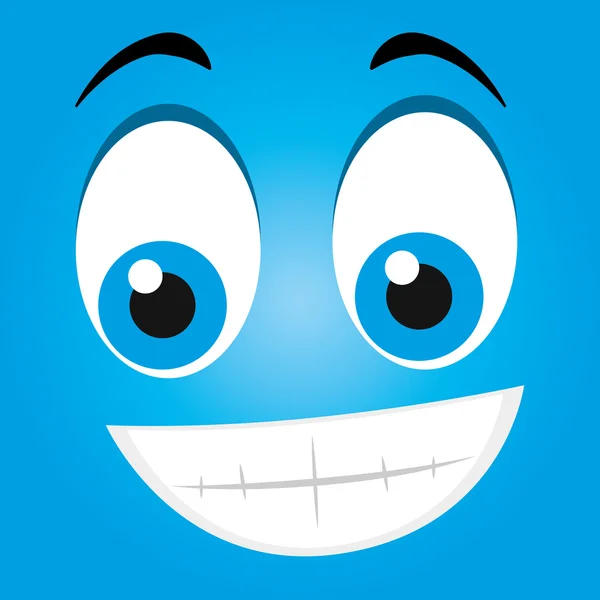 Lustiges Emoticon Cartoon Design — Stockvektor