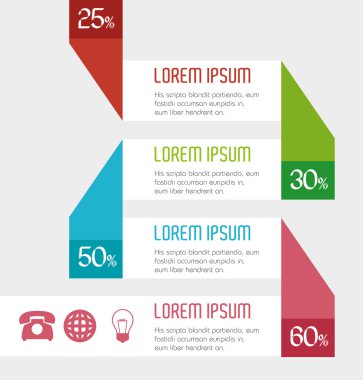 Infographic düzeni grafik tasarım
