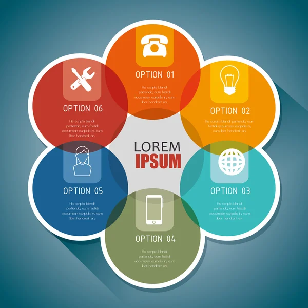 Design gráfico de layout infográfico —  Vetores de Stock