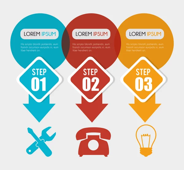 Infografisches Layout grafische Gestaltung — Stockvektor