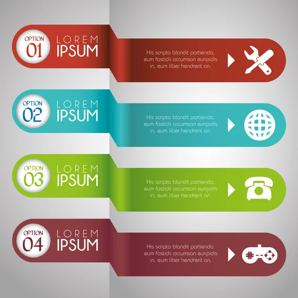 Infographic düzeni grafik tasarım — Stok Vektör