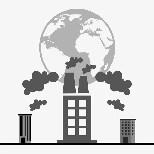 Poluição da indústria —  Vetores de Stock