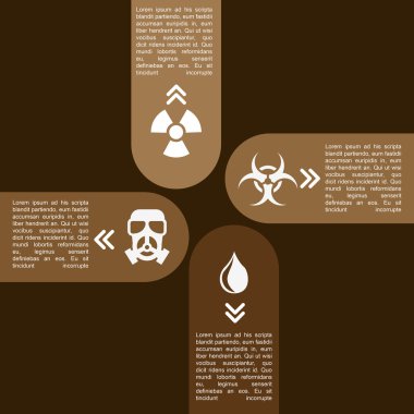 kirliliği infographics tasarım