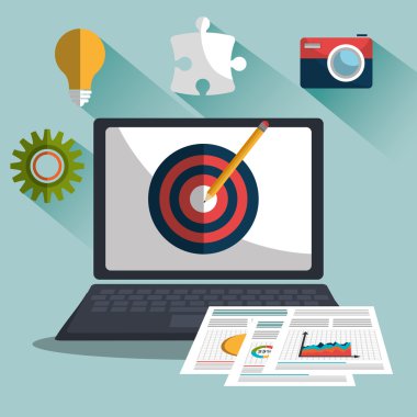 Renkli simgeler ile yaratıcı süreç tasarımı