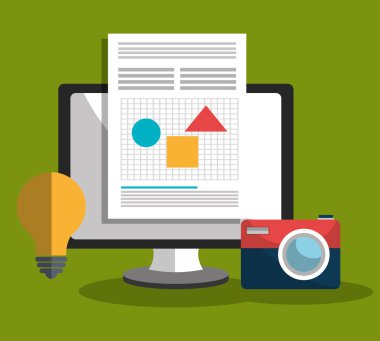 Renkli simgeler ile yaratıcı süreç tasarımı