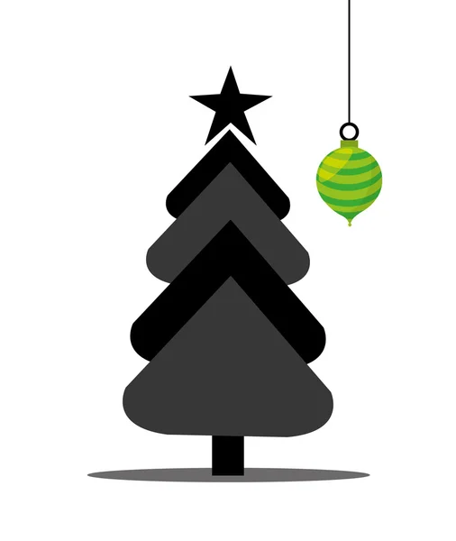 Graphique dessin animé de Noël — Image vectorielle