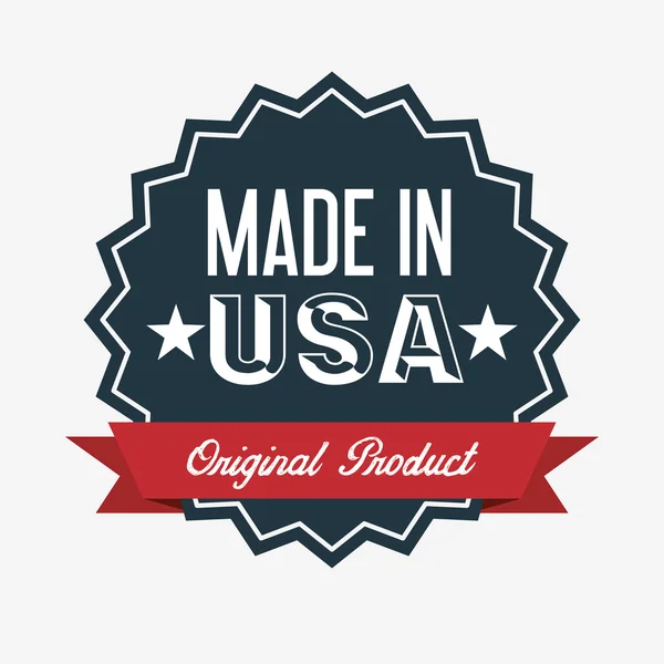 Made in USA design — Vettoriale Stock