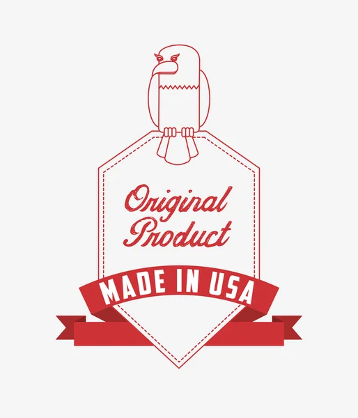 Made in usa design — Stock Vector