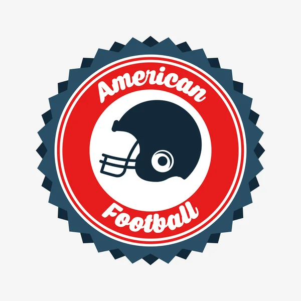 Diseño de fútbol americano — Vector de stock