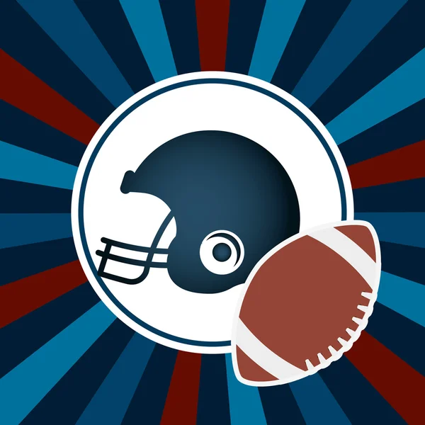 American Football Design — Stockvektor