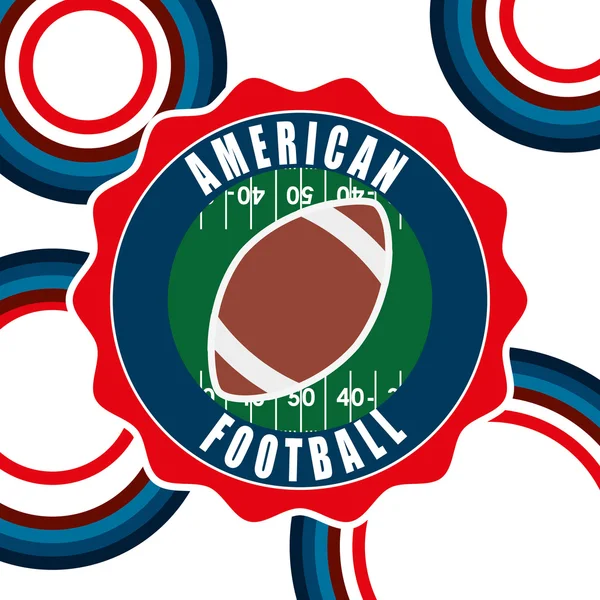 Football americano design — Vettoriale Stock