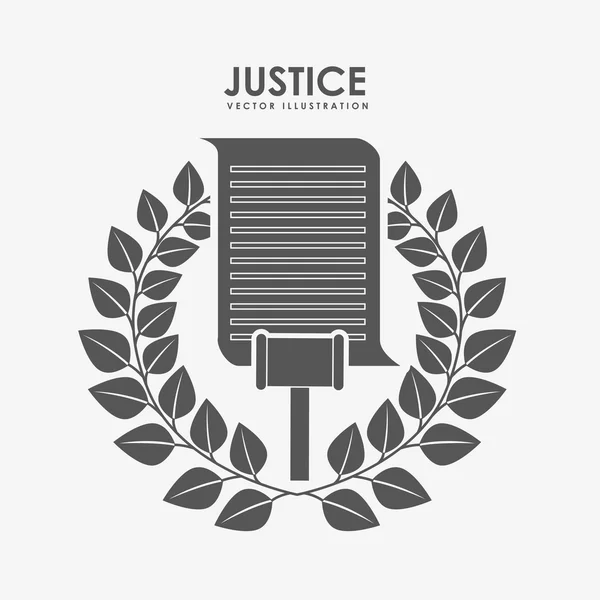 Justice and law design — стоковый вектор