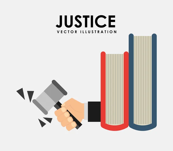 正义和法律的设计 — 图库矢量图片
