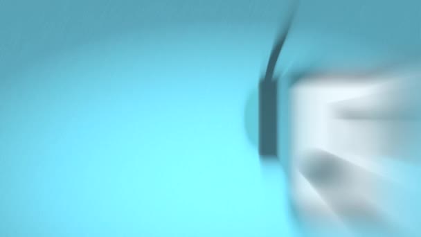 Concept de musique sur fond bleu 