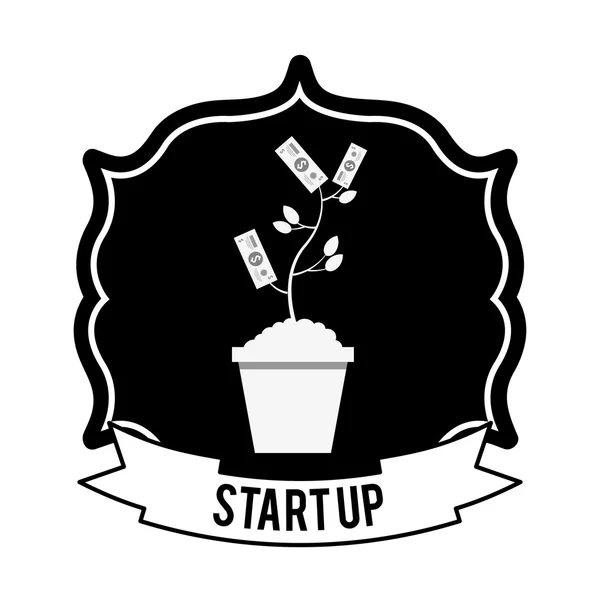 Progettazione di concept start up — Vettoriale Stock