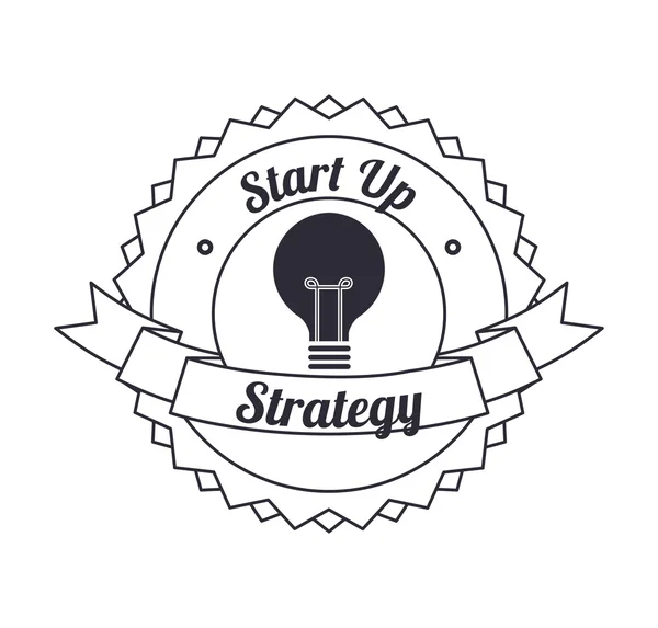 Progettazione di concept start up — Vettoriale Stock