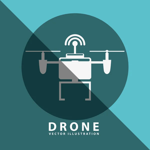 Progettazione tecnologia drone — Vettoriale Stock