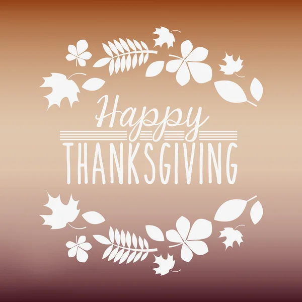 Happy Thanksgiving design — Stock vektor