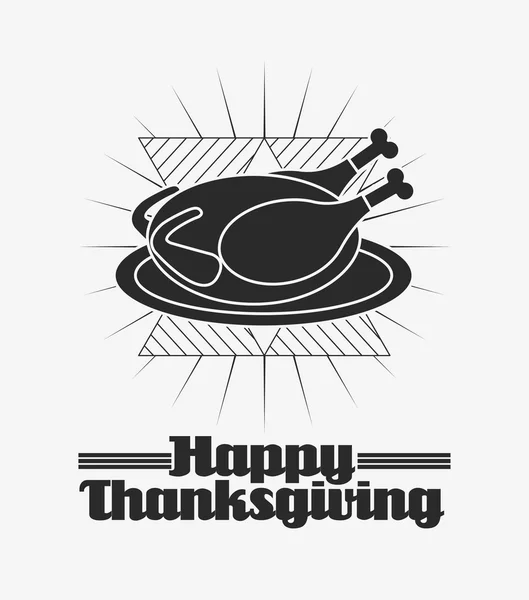 Joyeux Thanksgiving design — Image vectorielle