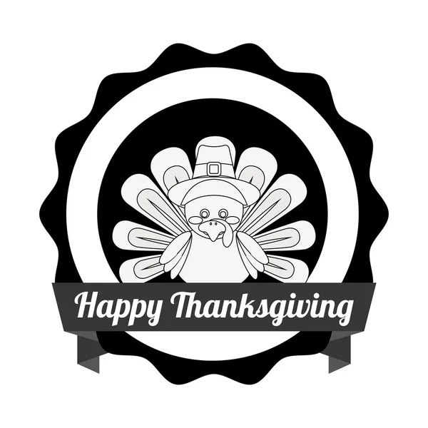 Happy Thanksgiving design — Stock vektor